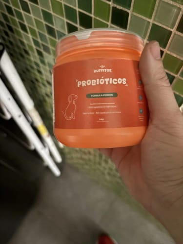Customer photo review of Probioticos para perros | Fortalecé la salud de tu perrhijo desde adentro