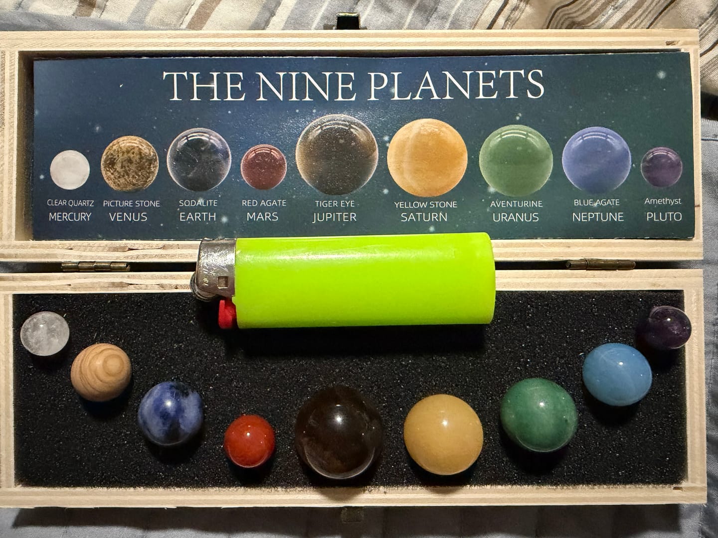 Customer photo review of 9 Planets Energy Set – Align with Cosmic Balance