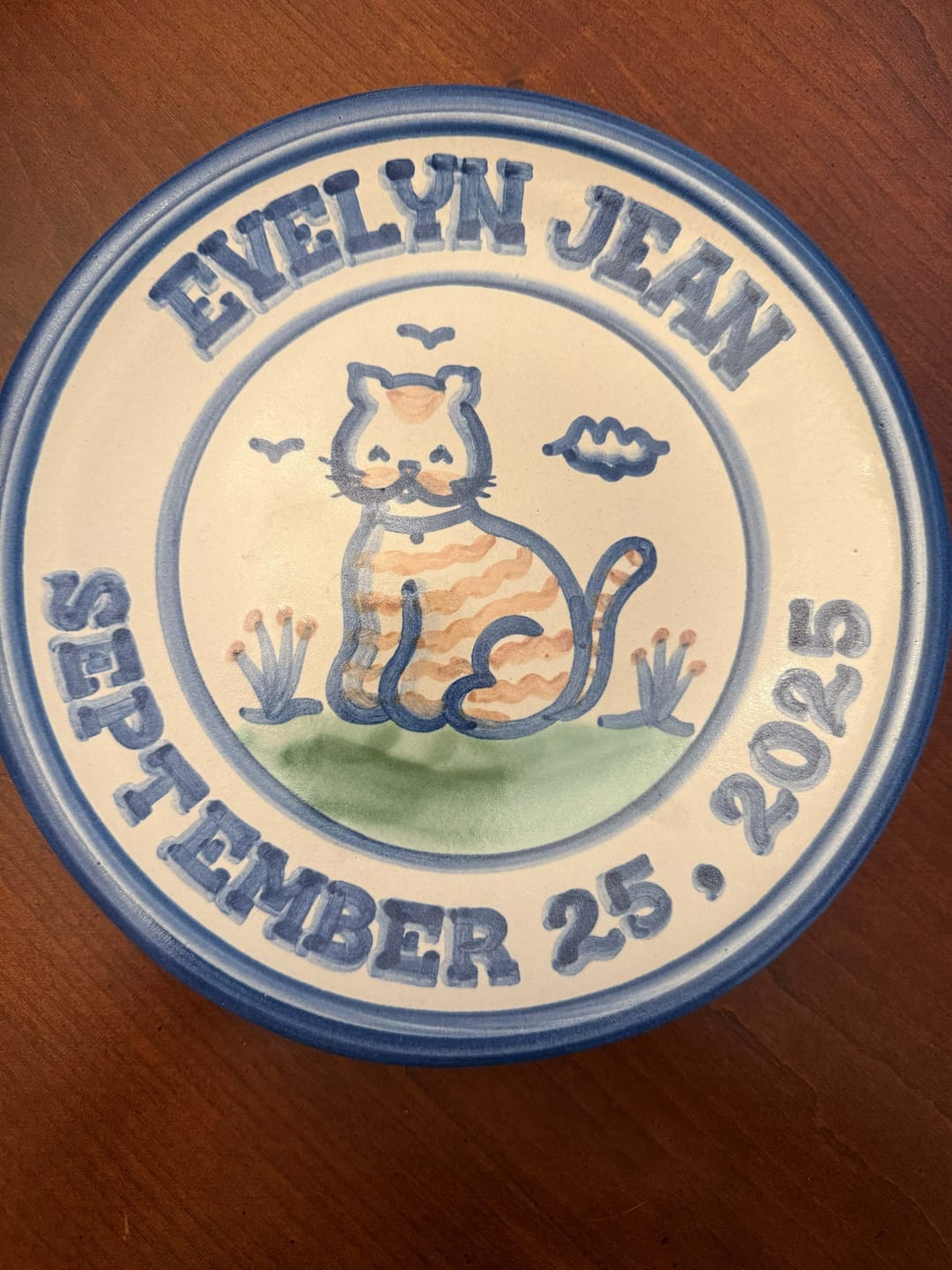 Customer photo review of Personalized Lunch Plate