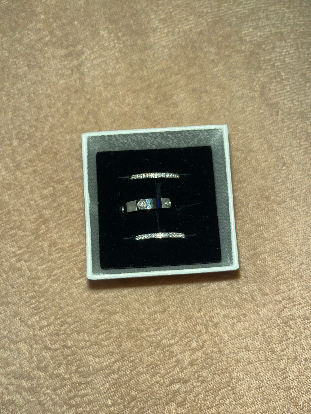 Customer photo review of Shine Arianna Ring Set