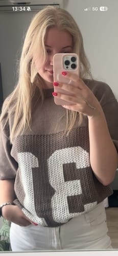 Customer photo review of KNIT JERSEY TAUPE
