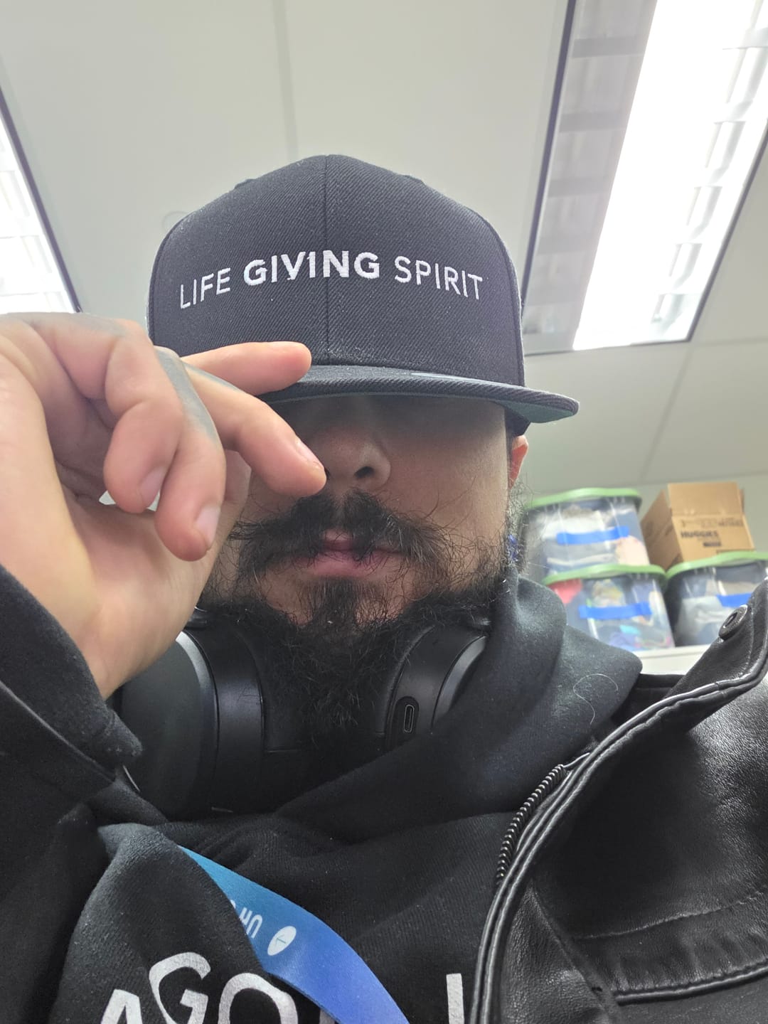 Customer photo review of Life Giving Spirit Snapback Hat
