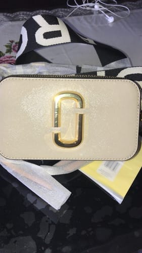Customer photo review of Marc Jacobs Women's The Snapshot Bag Khaki Multi