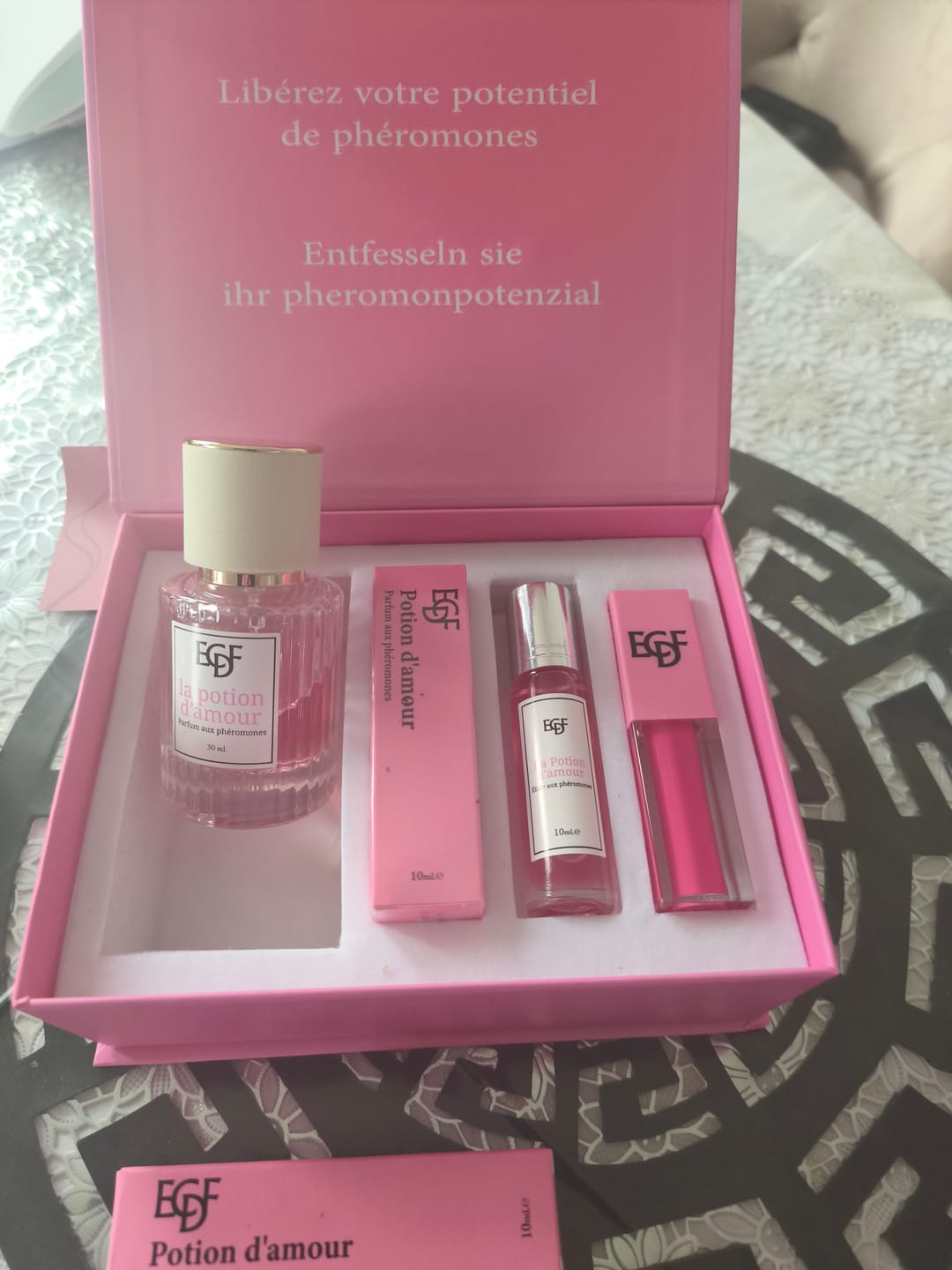 Customer photo review of Coffret aux phéromones