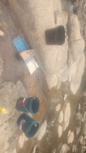 Customer photo review of 1088 Gold Rat sluice - with Mini cell Dream mat