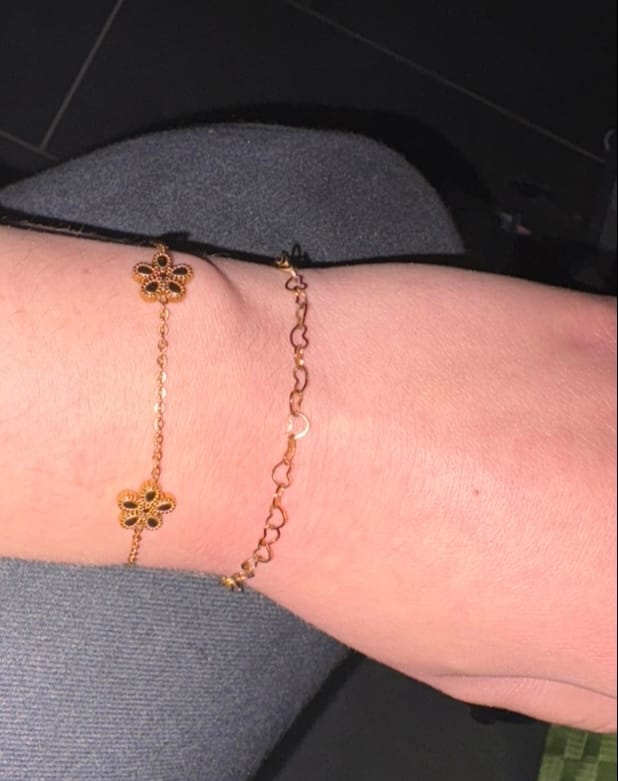 Customer photo review of Eternal Fleur Armband | 18K vergoldet