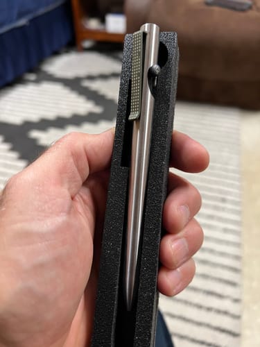 Customer photo review of VIP LINK - Tactile Turn X W.O.E. Titanium Pen 2.0 - DNC