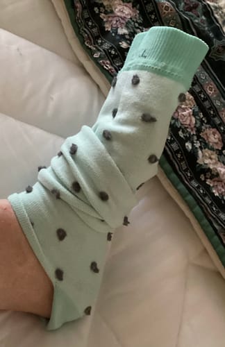 Customer photo review of Blue Polka Dots