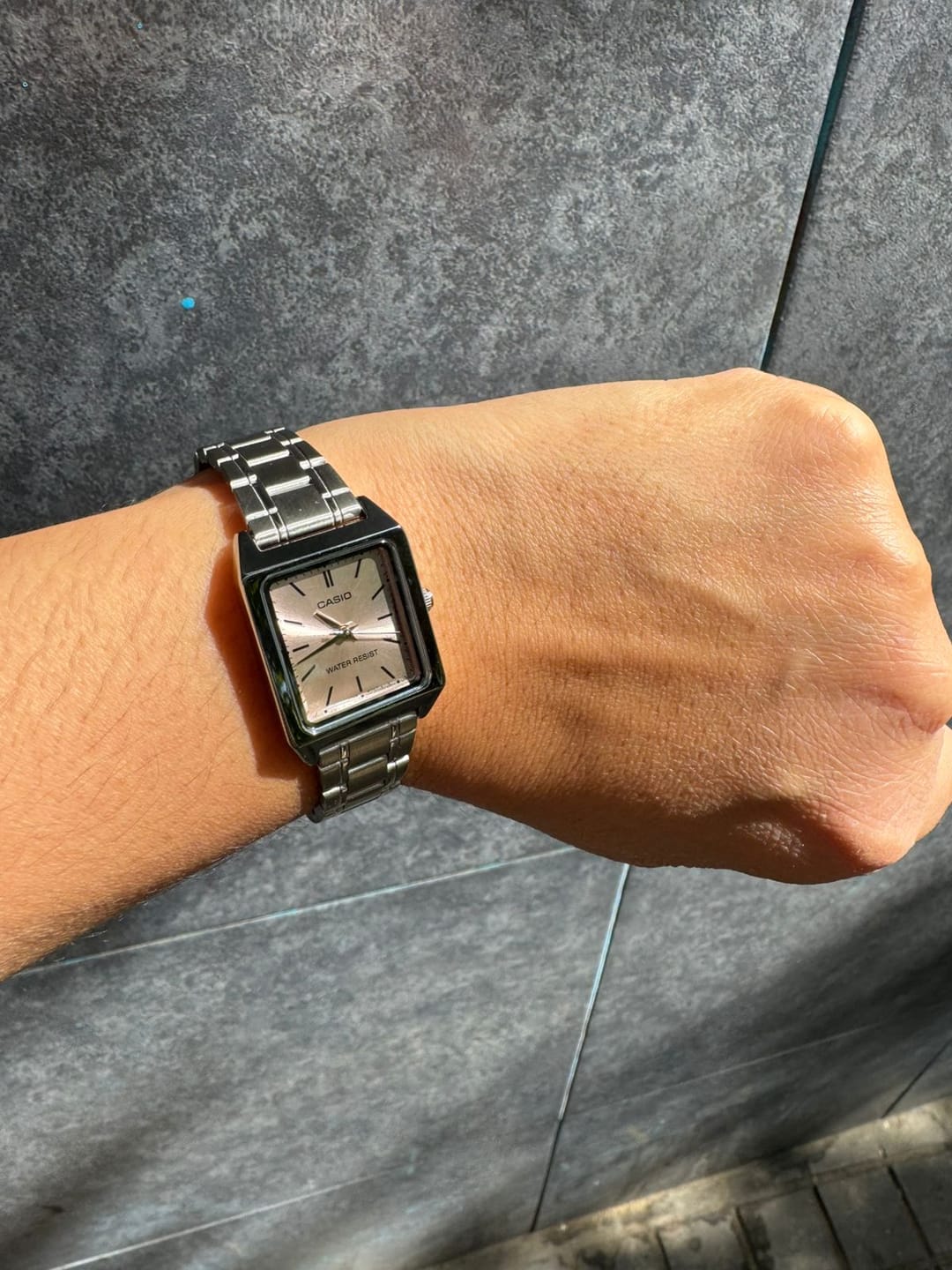 Customer photo review of Reloj Casio Tank Análogo LTP-V007D-4EUDF Acero