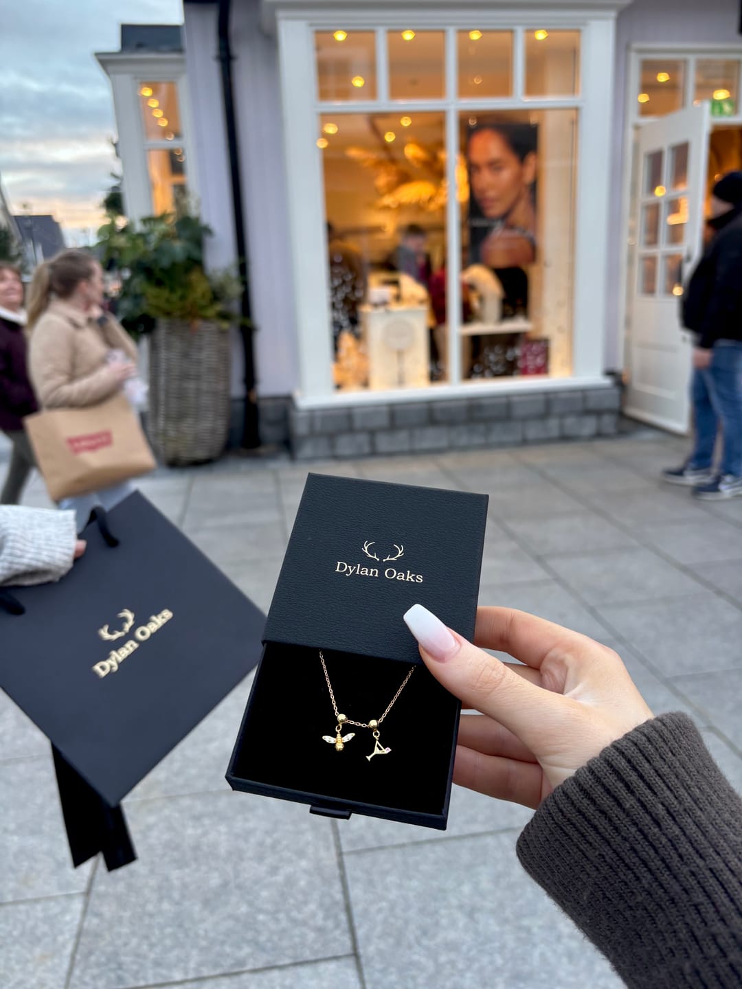 Customer photo review of Classic Charm Necklace Gold