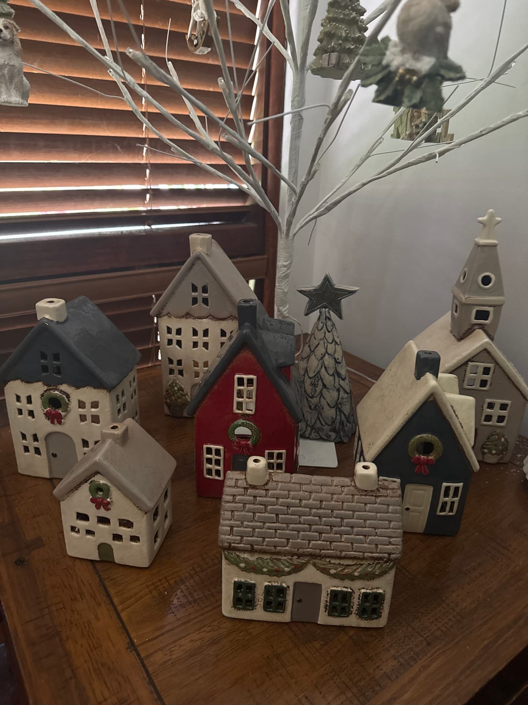 Customer photo review of Tea Light Christmas Church – Stone