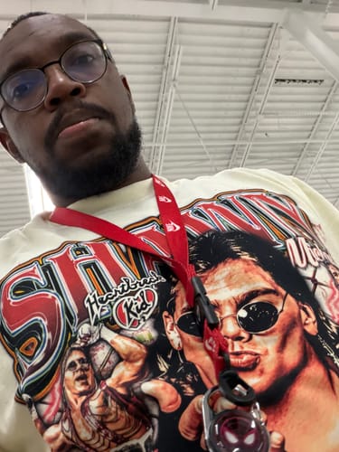 Customer photo review of "HBK" Mystery T-Shirt | LIMITED EXCLUSIVE!