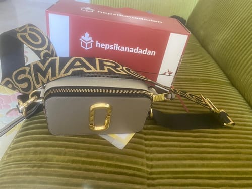 Customer photo review of Marc Jacobs Women's The Snapshot Bag New Cement Multi