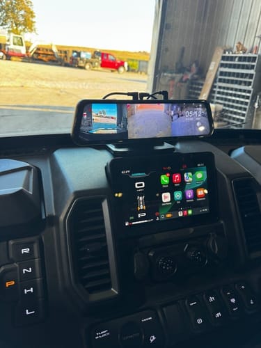 Customer photo review of WOLFBOX G900 TriPro Bumper Version 3 Channel Rear View Mirror RHD