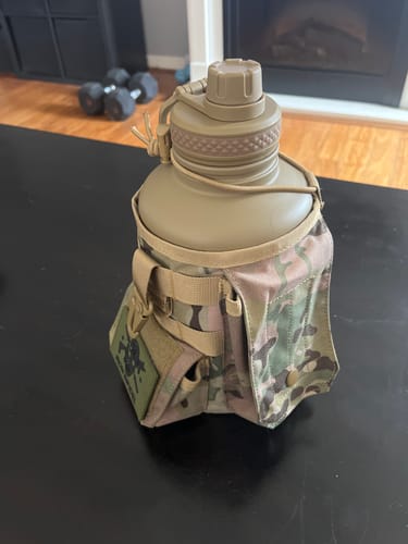 Customer photo review of 64oz Battle Bottle Water Bottles
