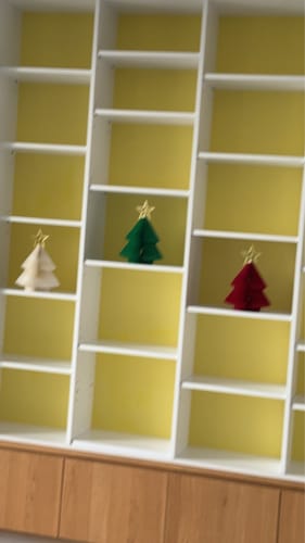 Customer photo review of 雙子聖誕樹『附贈配件』｜十八紙