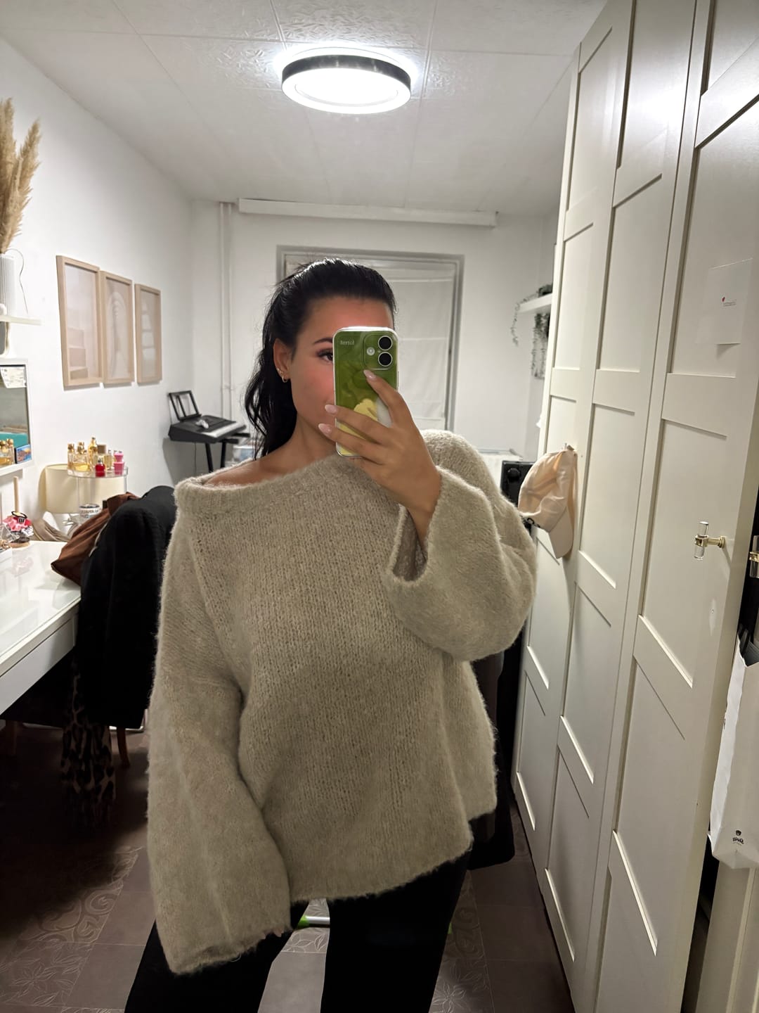 Customer photo review of Ultra-Soft Off-Shoulder Knit