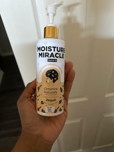 Customer photo review of Moisture Miracle – Leave-in Conditioner