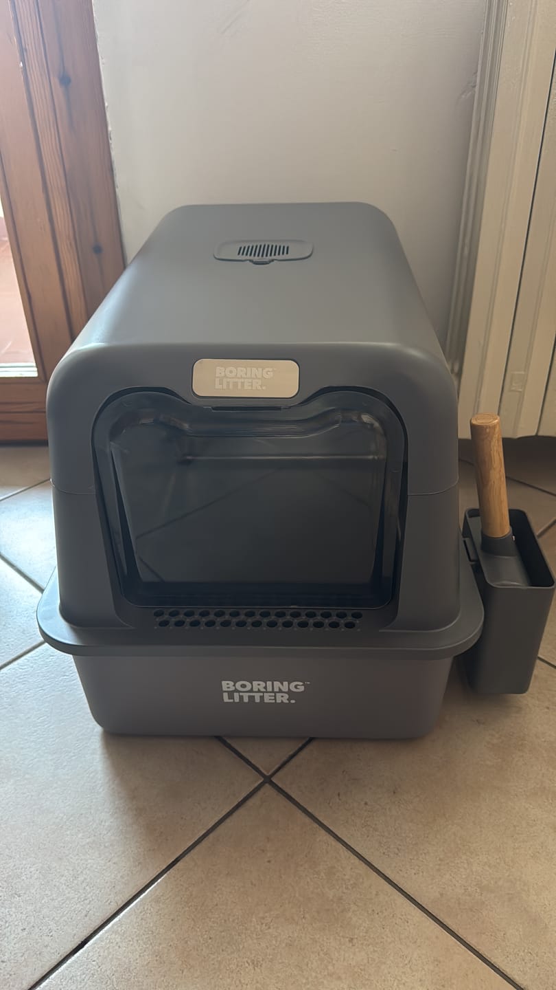 Customer photo review of BORING LITTER - Lettiera in Acciaio INOX