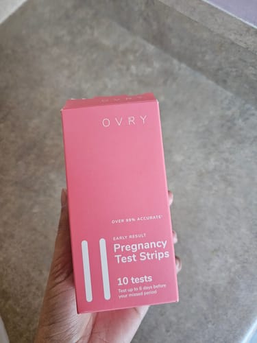 Customer photo review of Pregnancy Test Strips (Ultra-Sensitive)