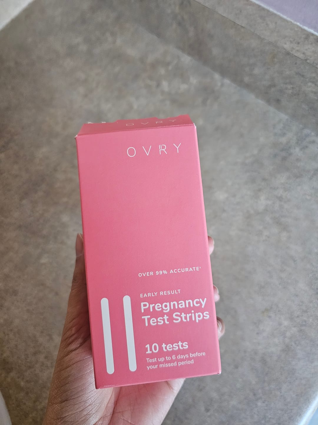 Customer photo review of Pregnancy Test Strips (Ultra-Sensitive)