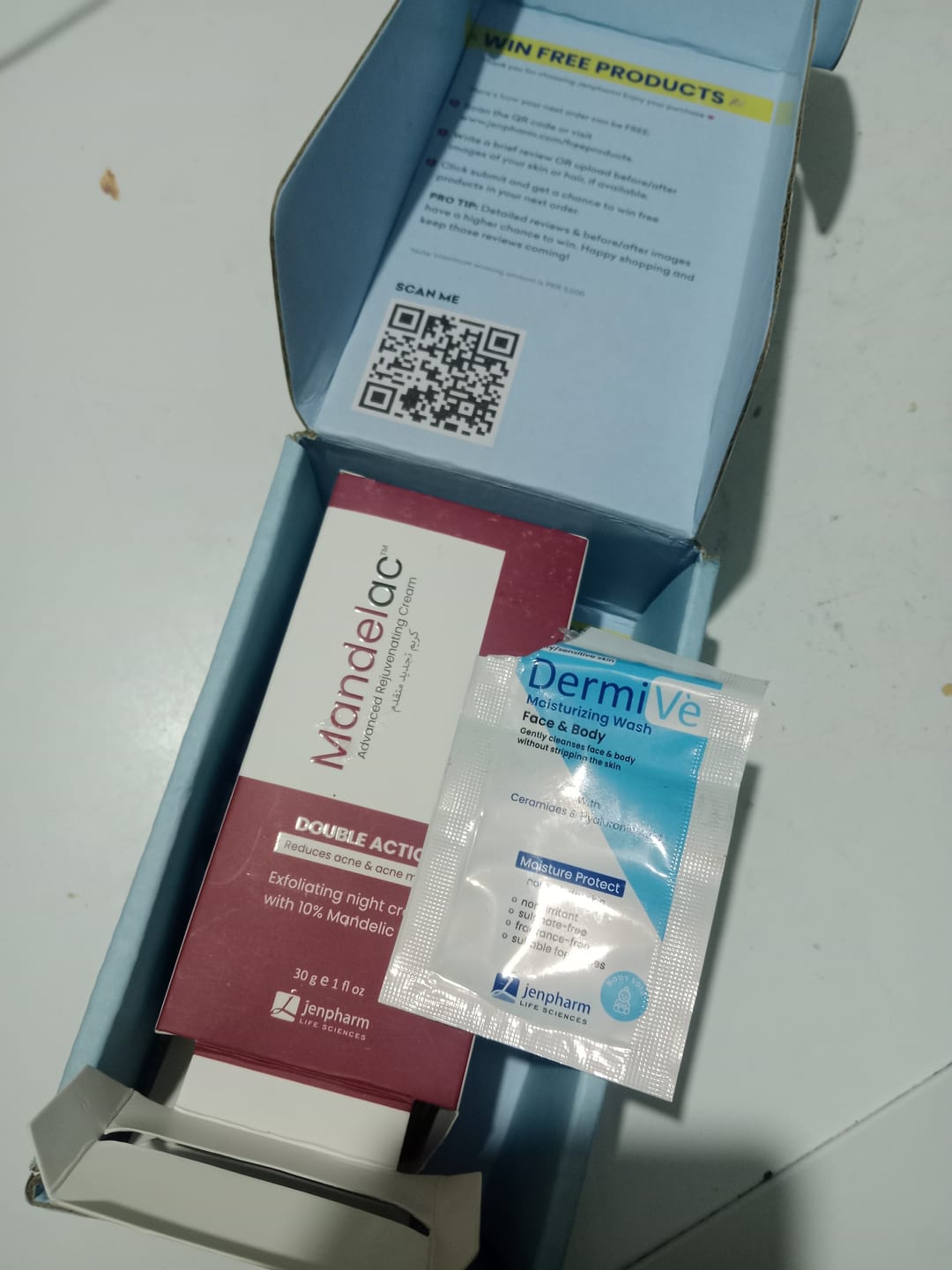 Customer photo review of MandelAC Cream