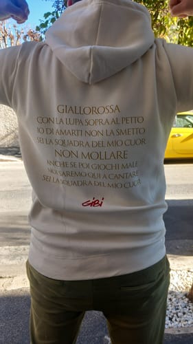 Gessica M. review of Hoodie SEI LA SQUADRA DEL MIO CUOR image 1 out of 1