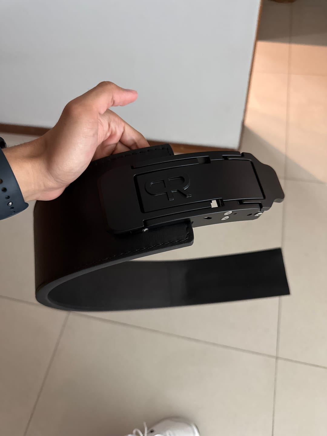 Customer photo review of PR Lifestyle Ratchet Lever Belt