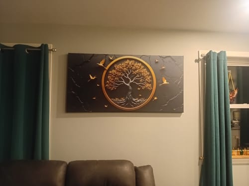 Customer photo review of 3D Celtic Tree of Life Wall Art IV
