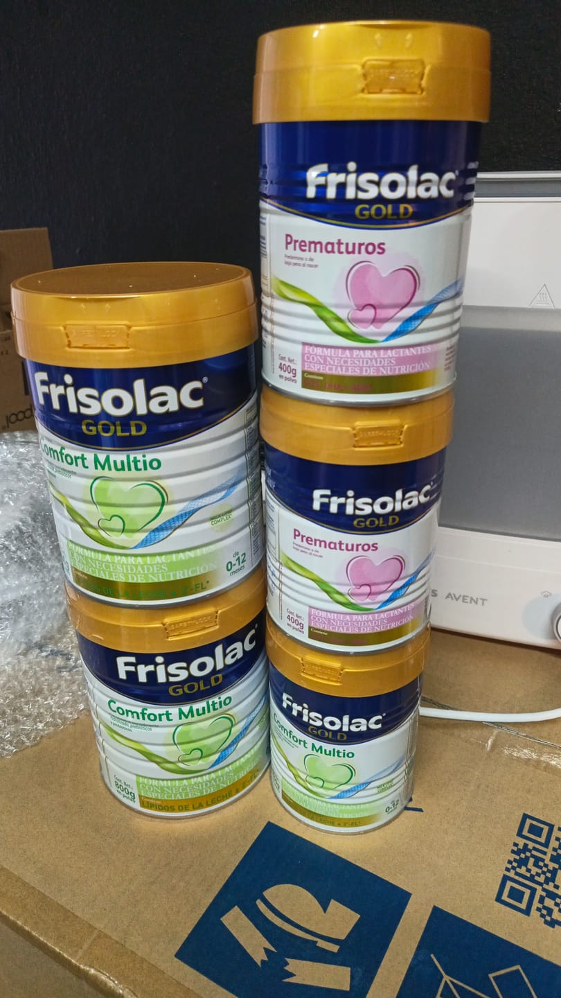 Customer photo review of Frisolac Gold Comfort Multio (0-12 Meses) Pack C/ 1.2 Kg