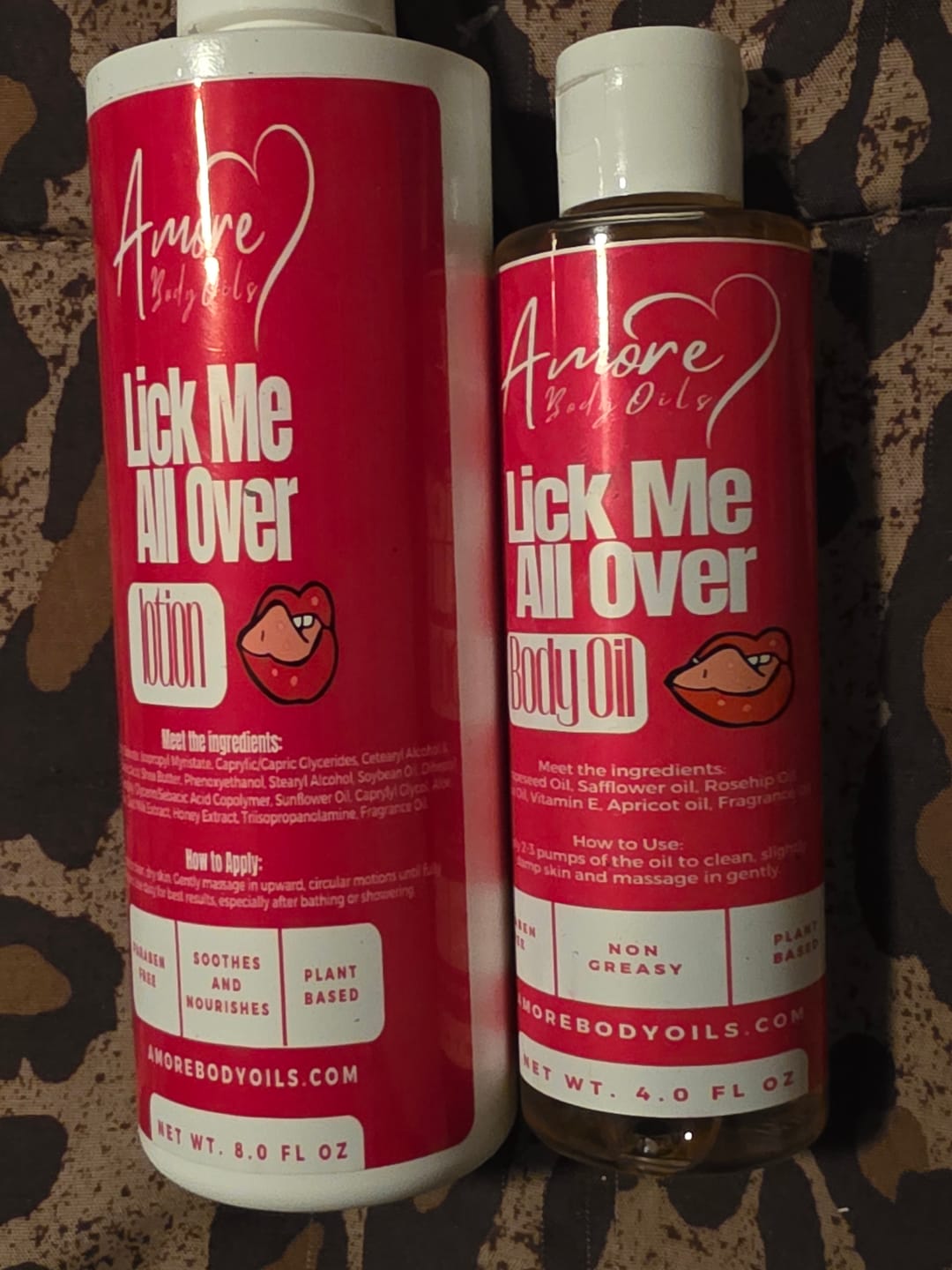 Customer photo review of Lick Me All Over - Body Oil
