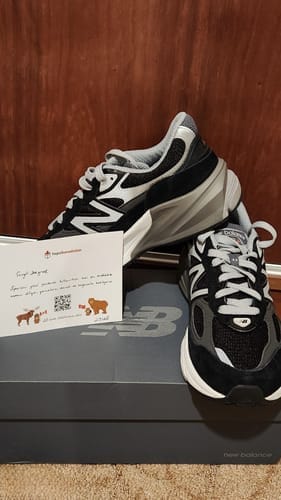 Customer photo review of New Balance 990v6 Grey Junior GC990GL6
