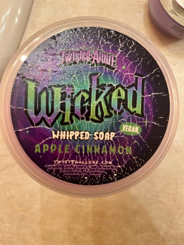 Customer photo review of Wicked Whipped Soap