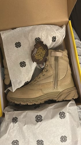 Customer photo review of Original SWAT Chase 9  Side Zipper Boots