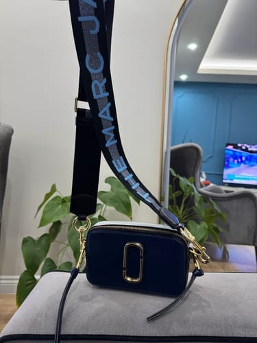 Customer photo review of Marc Jacobs Women's The Snapshot Crossbody Bag Sea Blue Multi - Hemen Kargoda
