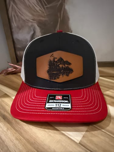 Customer photo review of Blank Full-Grain Leather Patches