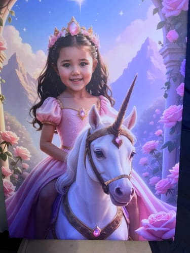 Customer photo review of The Majestic Blossom Unicorn Princess