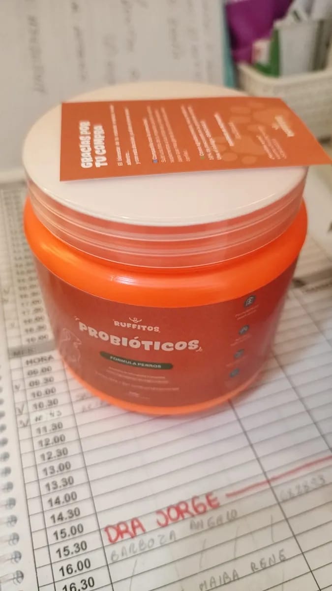 Customer photo review of Probioticos para perros | Fortalecé la salud de tu perrhijo desde adentro