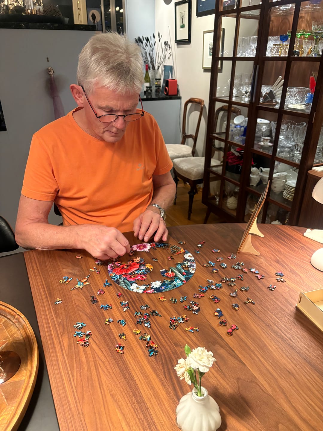 Customer photo review of Fantasy Flowers - Wooden Puzzle