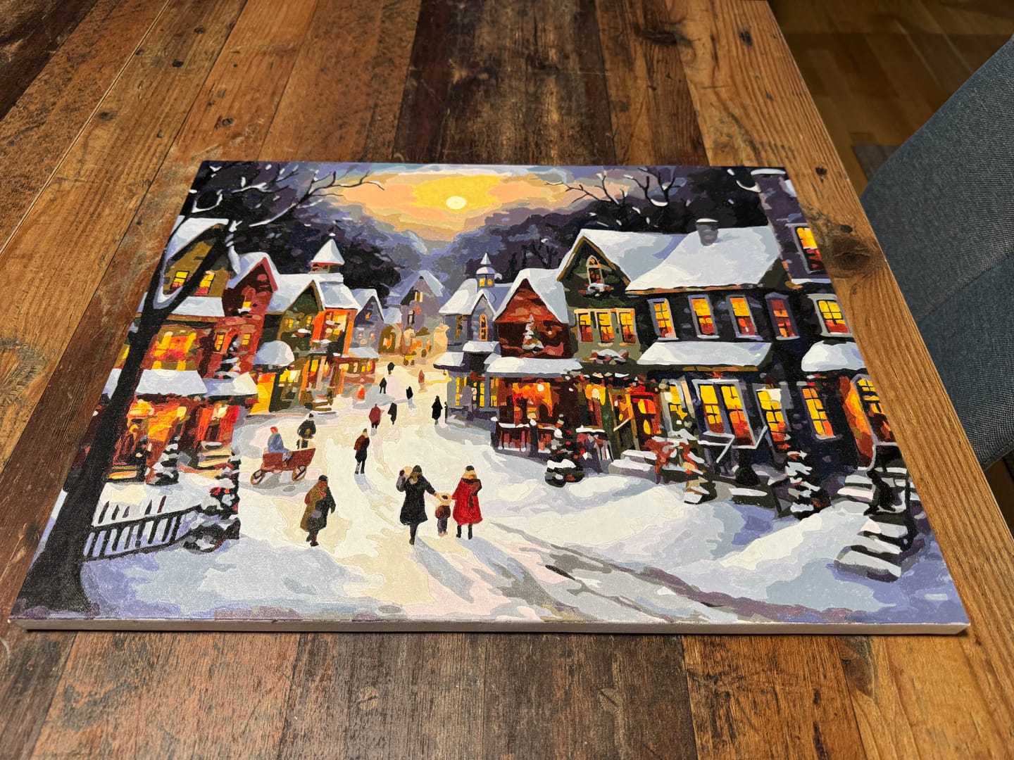 Customer photo review of Snowy Christmas Village
