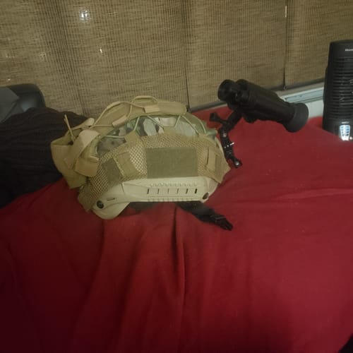 Customer photo review of [NEW] HEAT & VIPER 4.0 Thermal Night Vision Goggle Bridge Combo