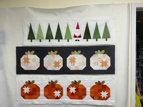 Customer photo review of White Pumpkin Seeds Runner Kit - Low Volume Backing