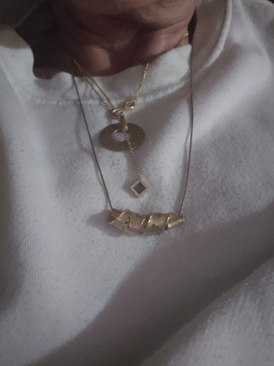 Customer photo review of Infinity Necklace