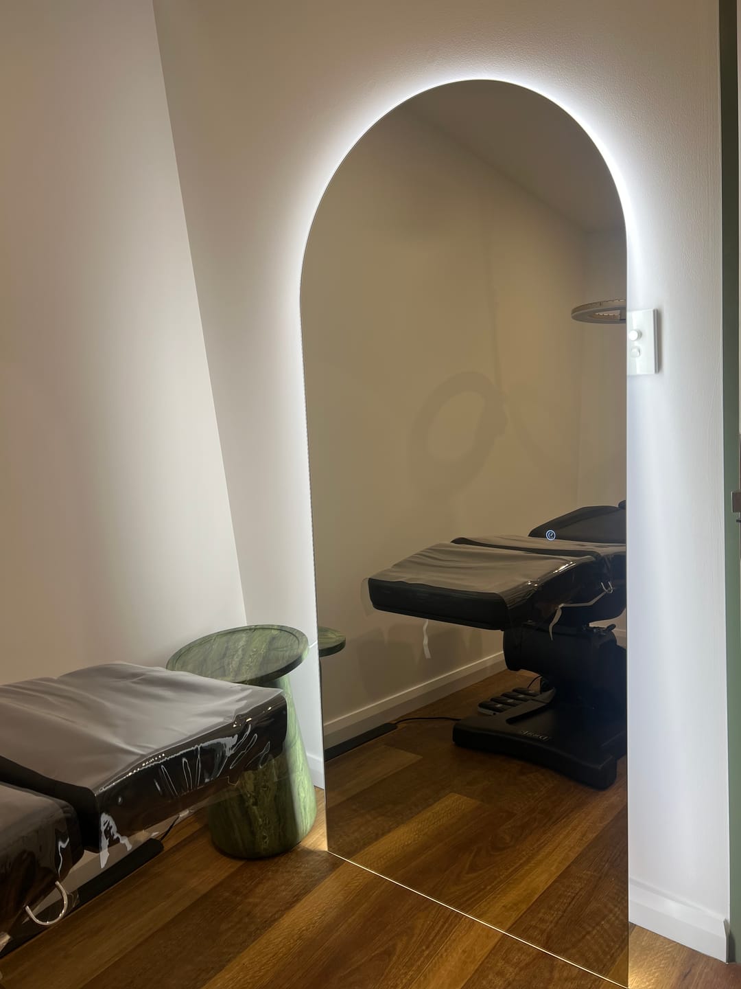Customer photo review of Arch Back-Lit Full Length LED Mirror | 1800 x 800