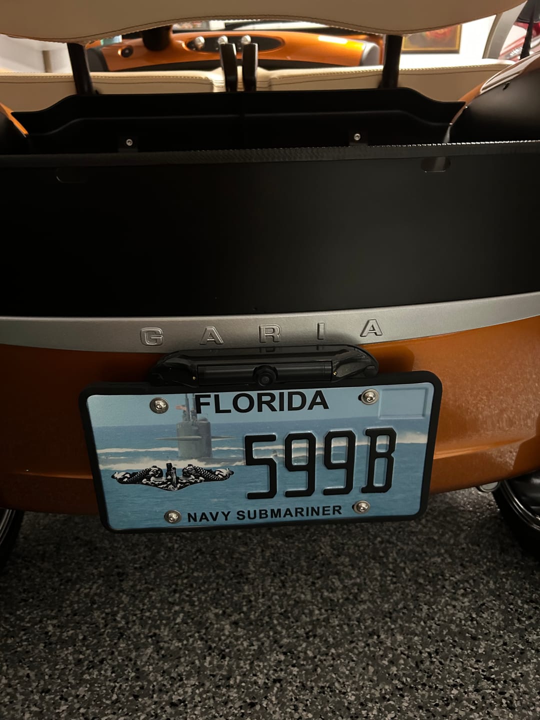 Customer photo review of FLORIDA LICENSE PLATE - NAVY SUBMARINER 12x6