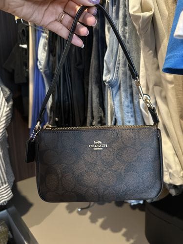 Customer photo review of Coach Women's Nolita 19 In Signature Canvas Gold/Brown Black