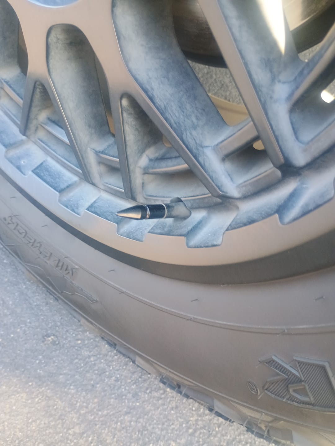 Customer photo review of Spiked Valve Stem Caps
