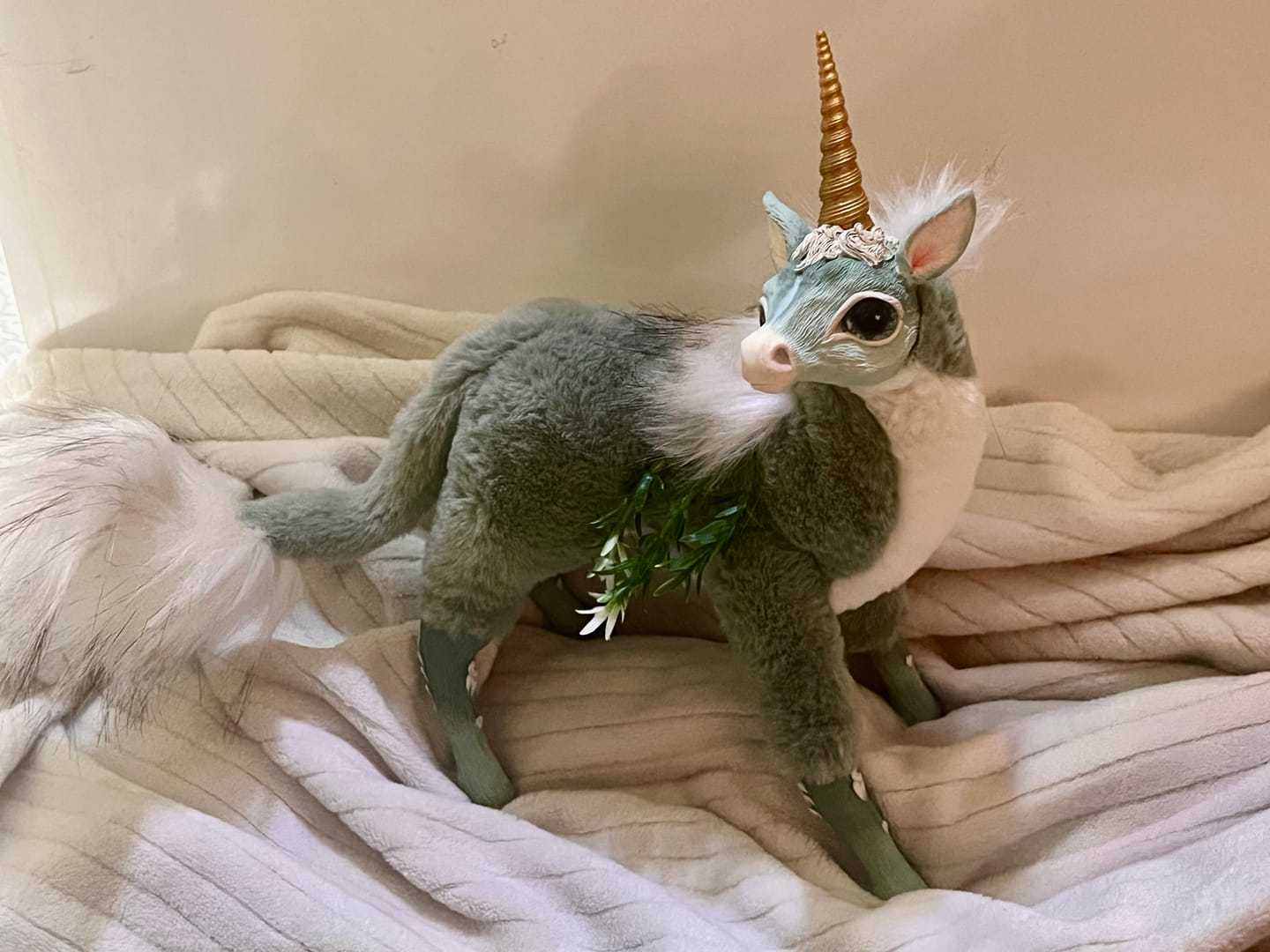 Customer photo review of Mercurian unicorn– olive