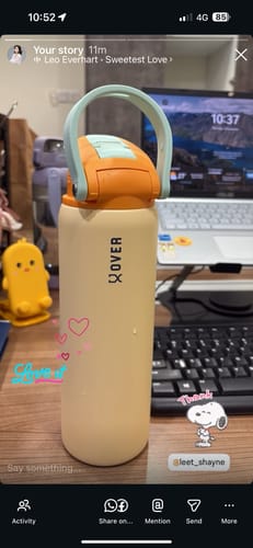 Customer photo review of WAVE 2.0 Duo Lid Flask