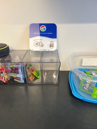 Customer photo review of Google Reviews - Plate